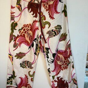 Anthropologie Raphael Balme Flannel Sleep Pants Pjs Pajama Lounge Size Small